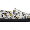 Toms Men Peanuts Alp Fwd White Peanuts Print Shoes Z480RF406