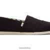 Toms Men Recycled Cotton Alpargata Black Shoes Z480RF386
