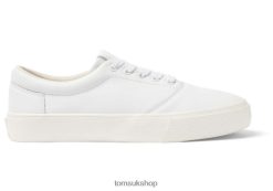 Toms Women Fenix Trainers White Leather Shoes Z480RF301