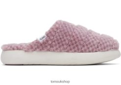 Toms Women Mallow Mule Pink Mohair Shoes Z480RF287